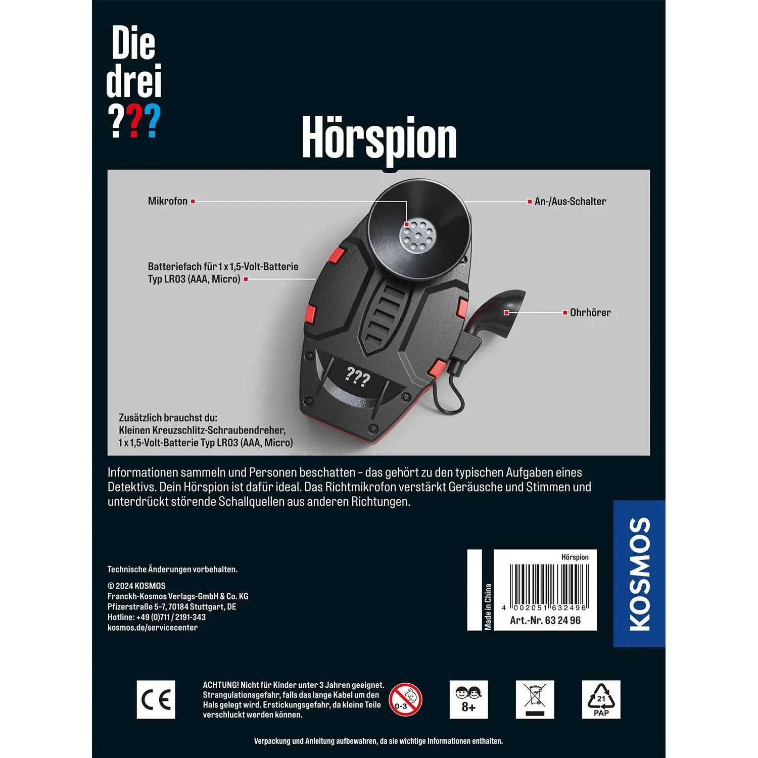 Kosmos Spiel Die drei ??? - Hörspion