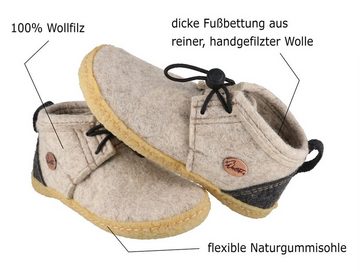 WoolFit Nomad Junior Kinder Barfußhausschuhe Hausschuh