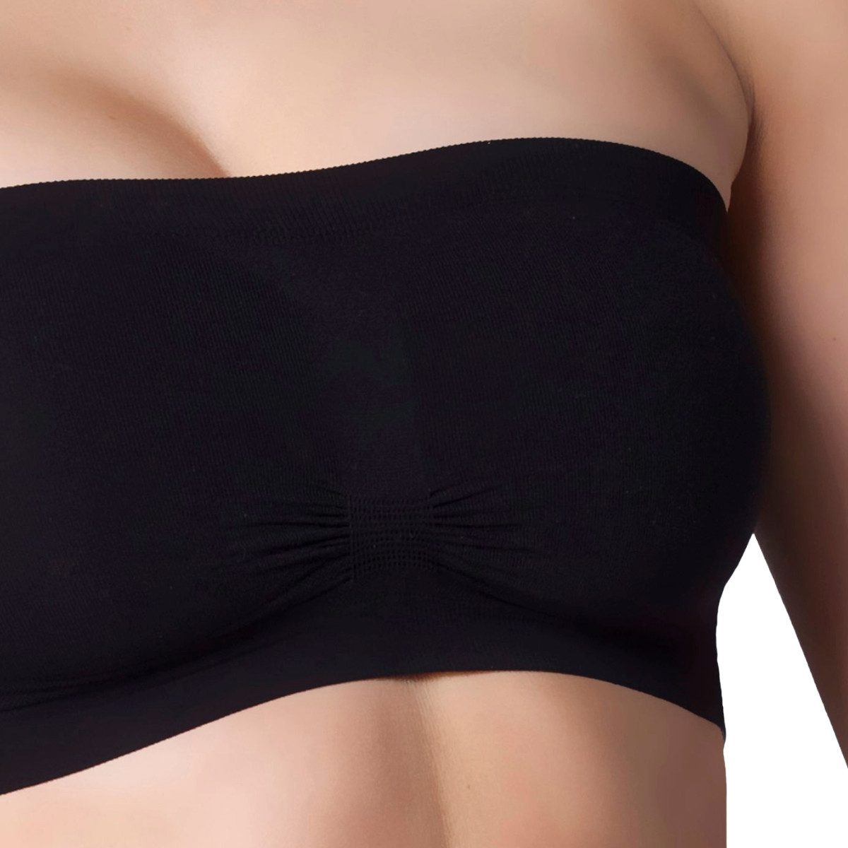Miss Perfect Bandeau-BH 36622 Bandeau BH mit Multi-Cups ohne Bügel in Größe S-2XL (38-46) – Bild 5 von 5