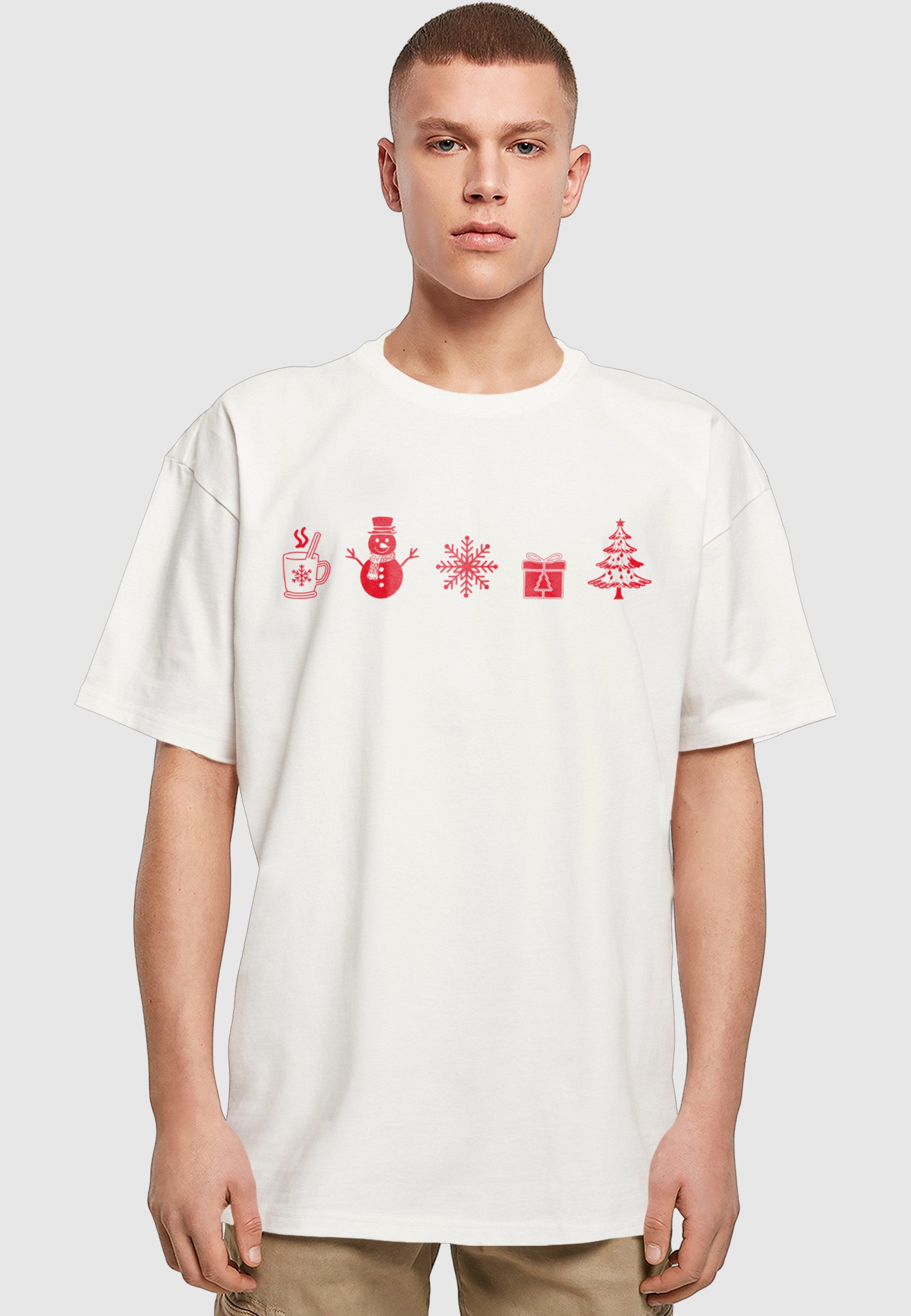 Merchcode T-Shirt Merchcode Christmas Elements Tee (1-tlg)
