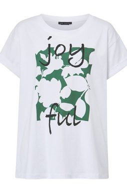 Sara Lindholm Rundhalsshirt T-Shirt großer Print Rundhals Halbarm