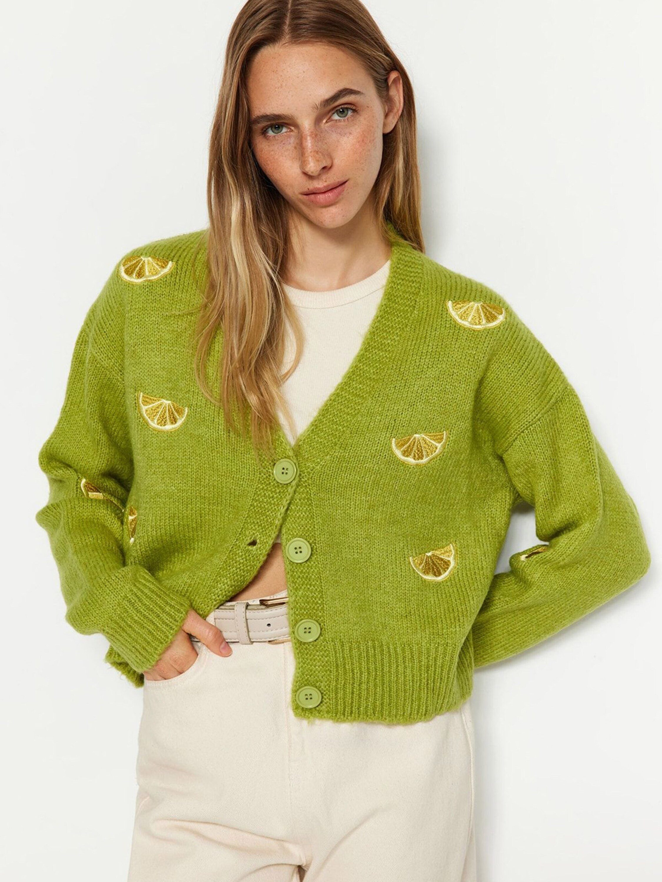Trendyol Strickjacke (1-tlg) Plain/ohne Details