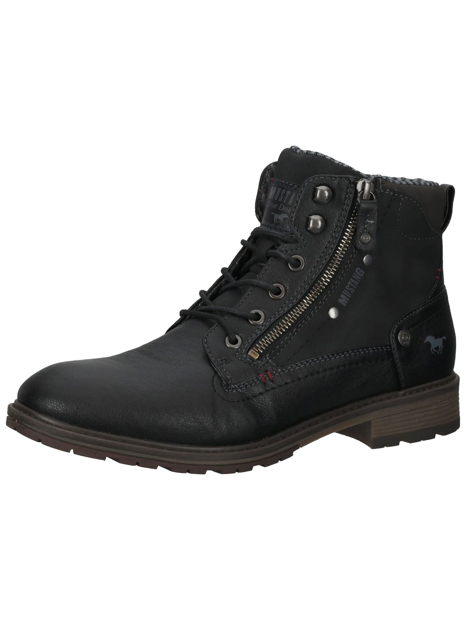 Mustang Shoes Stiefelette Lederimitat Schnürstiefelette