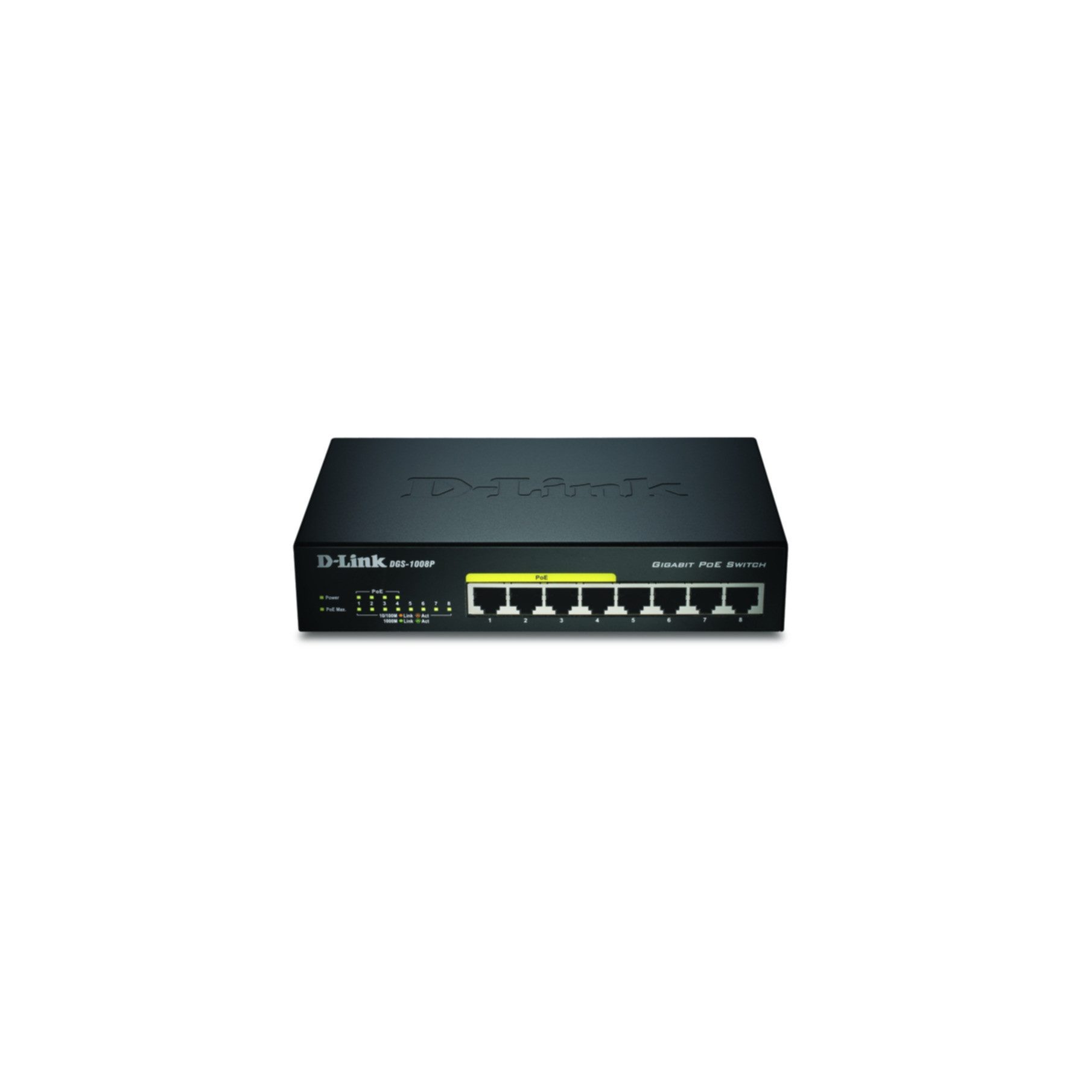 D-Link DGS-1008P/E Netzwerk-Switch