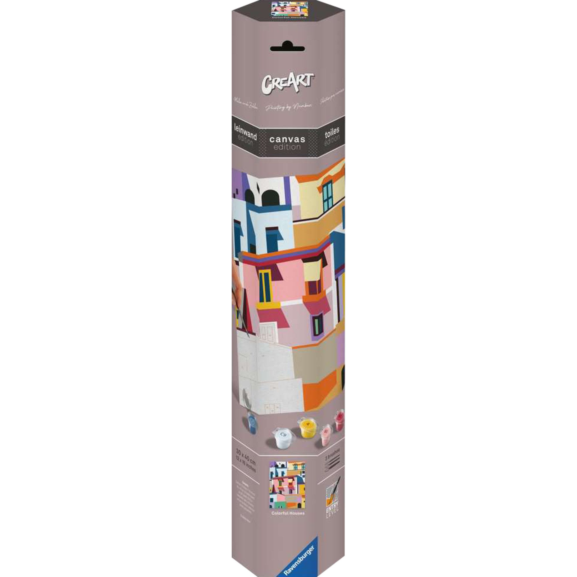 Ravensburger Malvorlage Ravensburger CreArt Leinwand Edition: Farbenfrohe