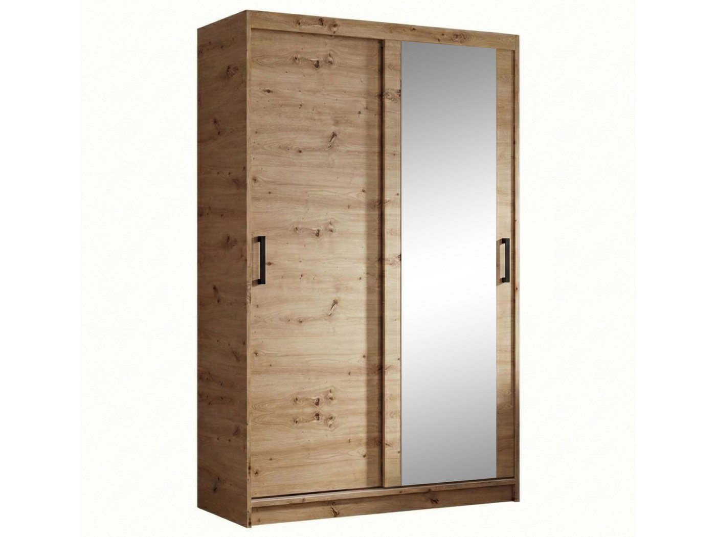 Beautysofa Kleiderschrank HELA moderner Kleiderschrank mit Spiegel (Schiebetürenschrank mit Kleiderstange und Regalböden, Schrank für Schlafzimmer, Flur & Ankleidezimmer) wahlweise ohne oder mit Schubkasteneinsätzen