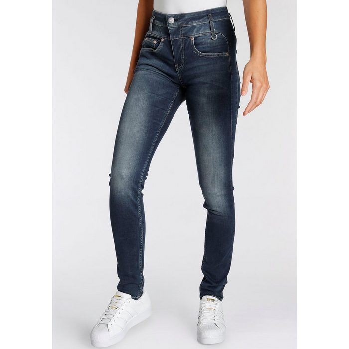 Herrlicher Slim-fit-Jeans SHARP SLIM REUSED DENIM Nachhaltige Premium-Qualität enthält recyceltes Material