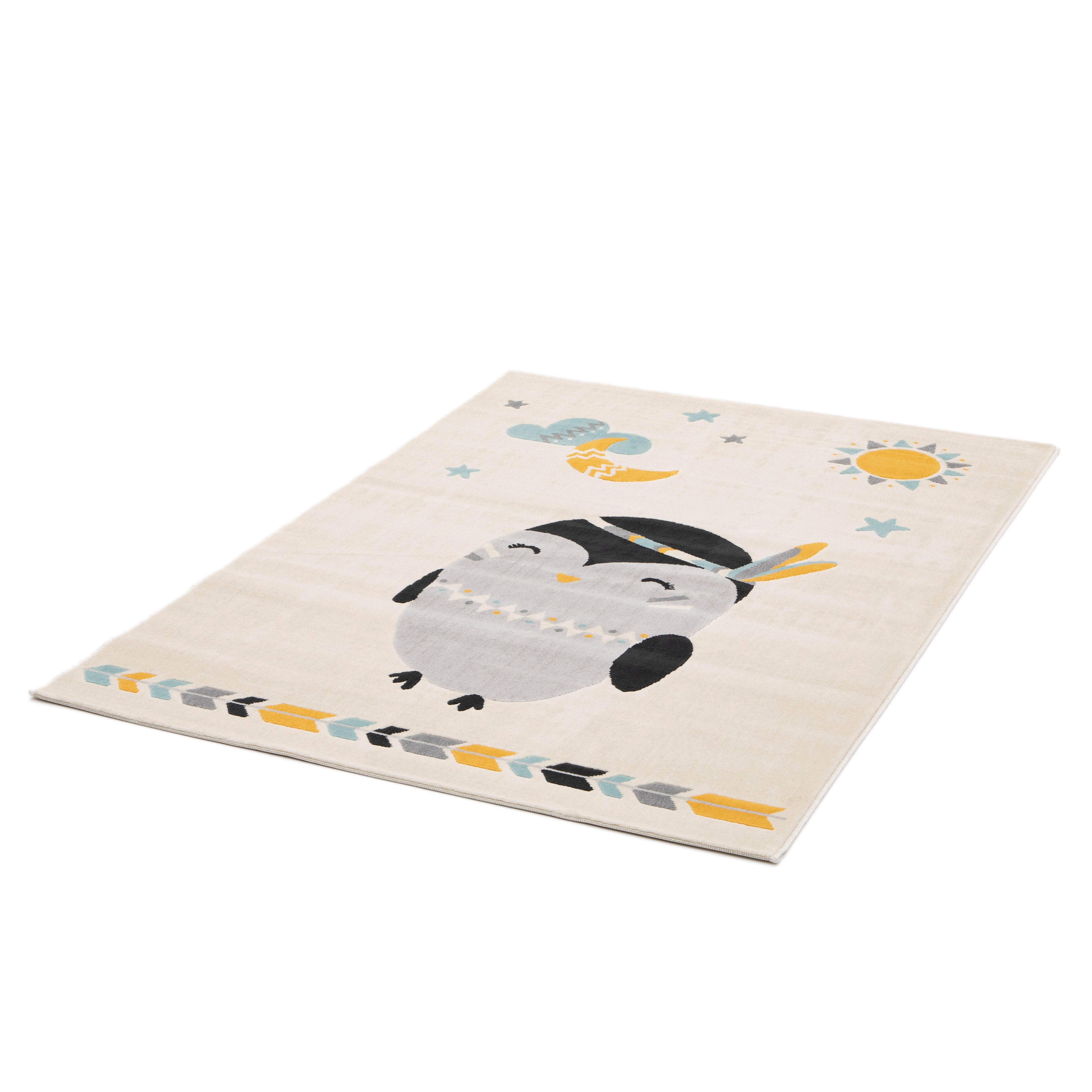 Primaflor-Ideen in Textil Kinderteppich COCOON - Wunderwelt, rechteckig, Höhe: 6 mm, Kurzflor, Motiv Pinguin