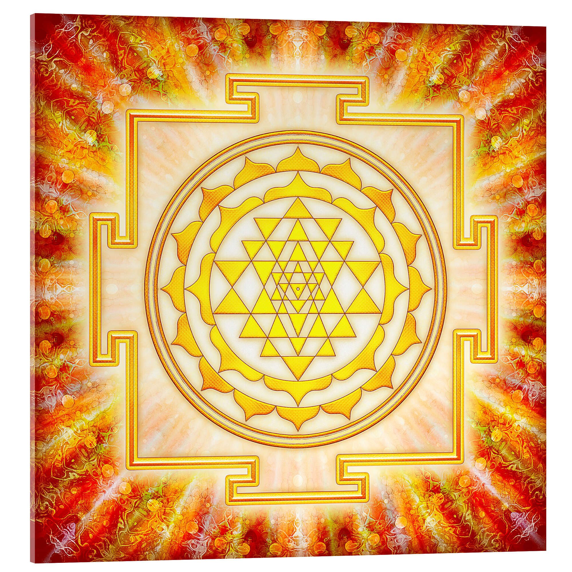 Posterlounge Wandbild Sri Yantra – Artwork günstig online kaufen
