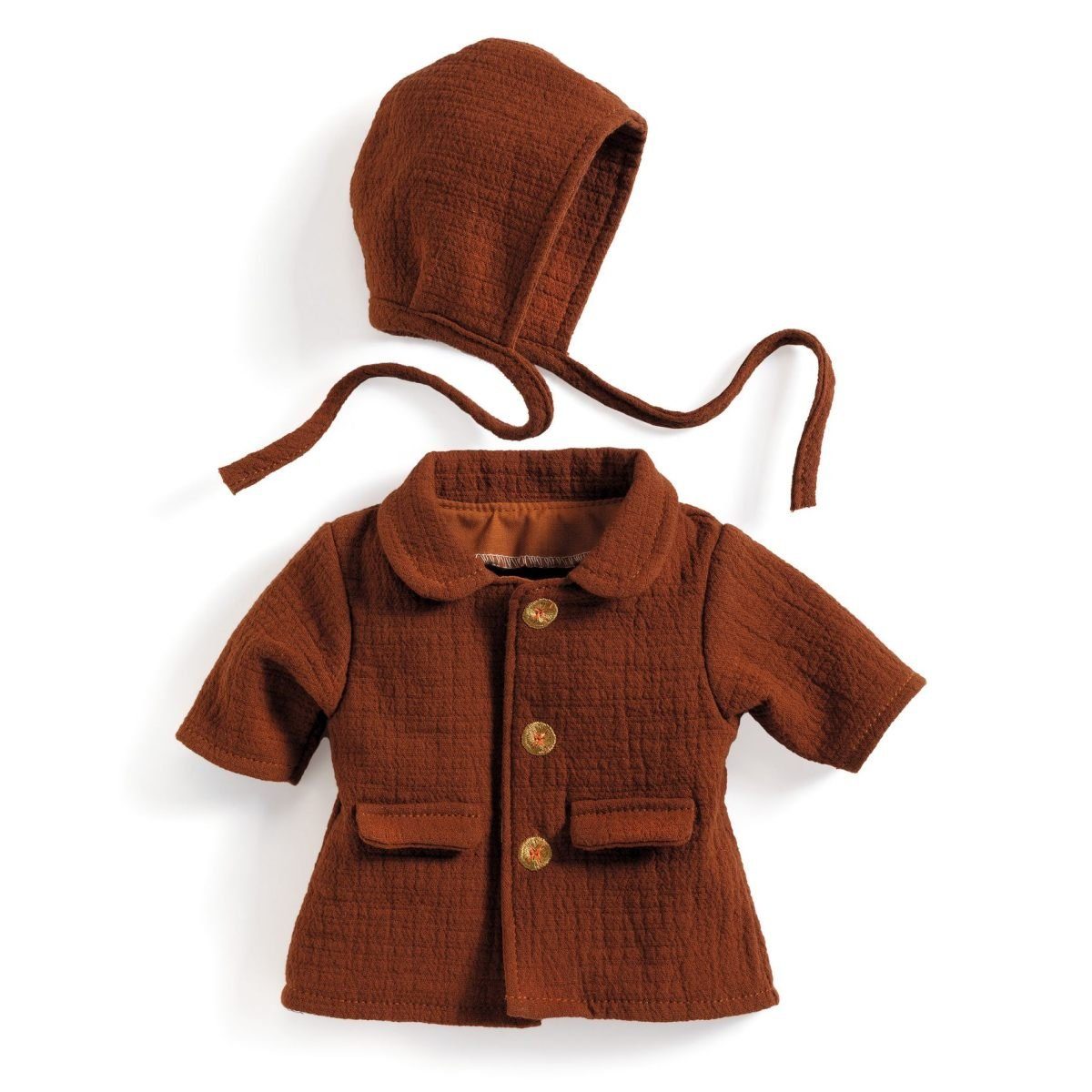 DJECO Puppenkleidung Herbst Oufit Baumwollmantel und günstig online kaufen