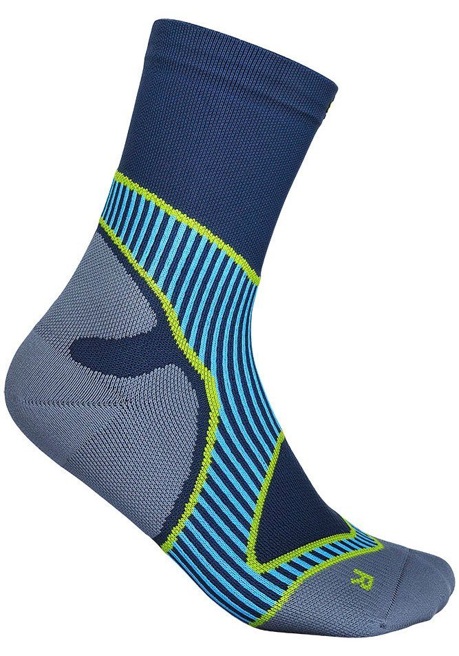 Bauerfeind Sportsocken Run Performance Mid Cut Socks blau