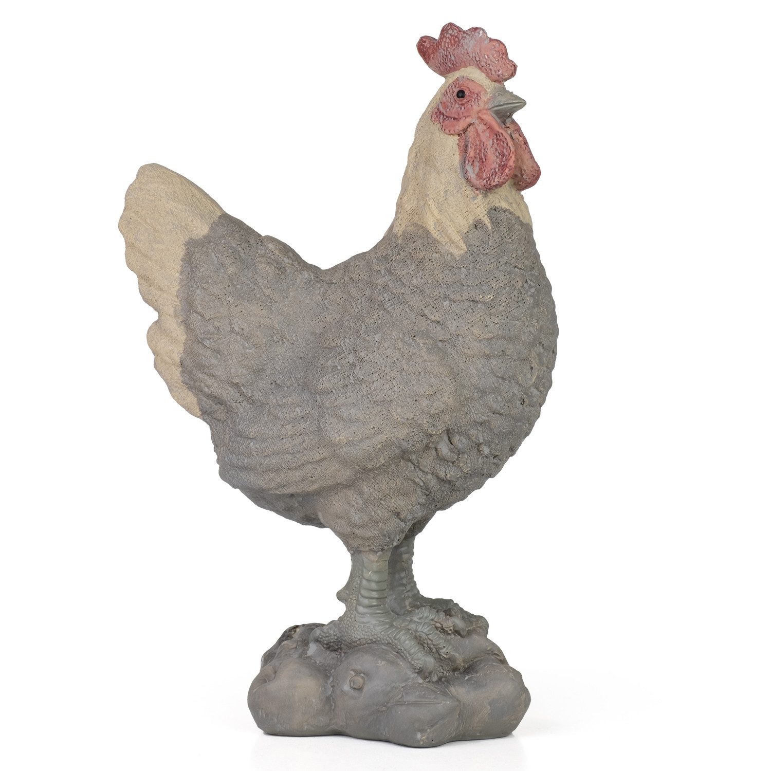 Dekofigur Dekofigur Hahn aus Resin Landhausstil 27 cm hoch