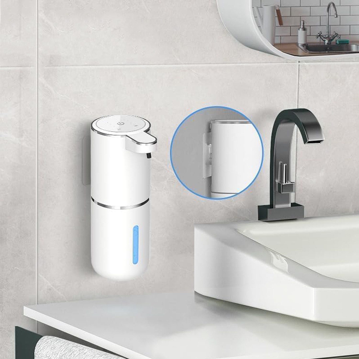 MODFU Seifenspender 380ml Automatisch Schaumseifenspender Elektrischer günstig online kaufen