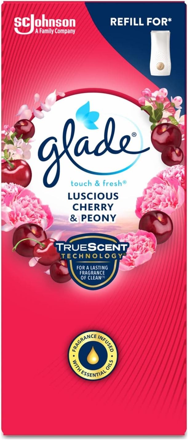 Glade Raumduft Touch & Fresh Nachfüller, Cherry & Peony, 10 ml