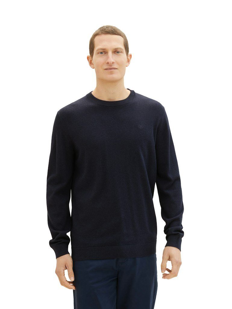 TOM TAILOR Sweatshirt Basic Crewneck Knit (1-tlg) günstig online kaufen