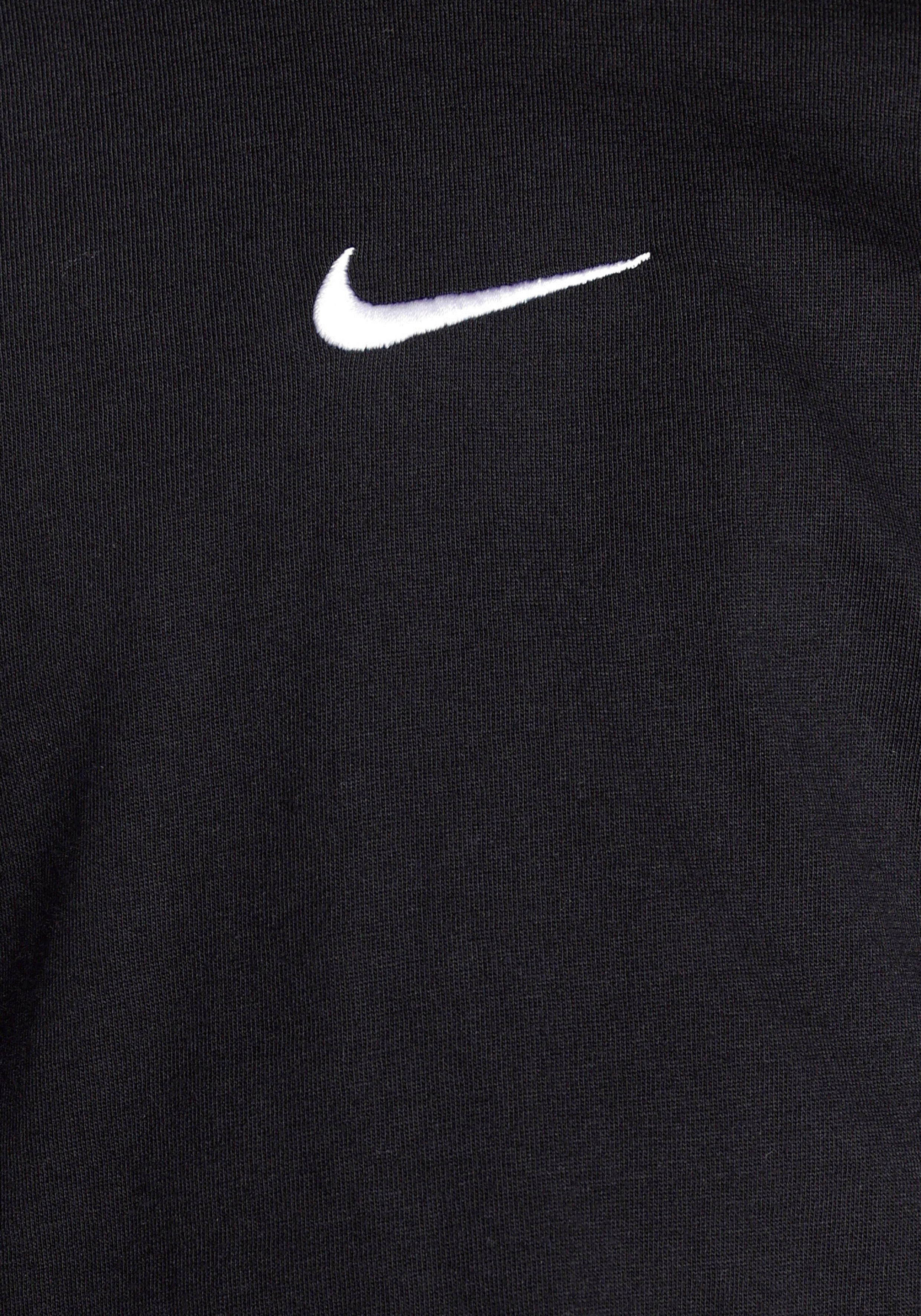Nike (GIRLS) T-SHIRT Sportswear KIDS' T-Shirt BLACK/WHITE BIG