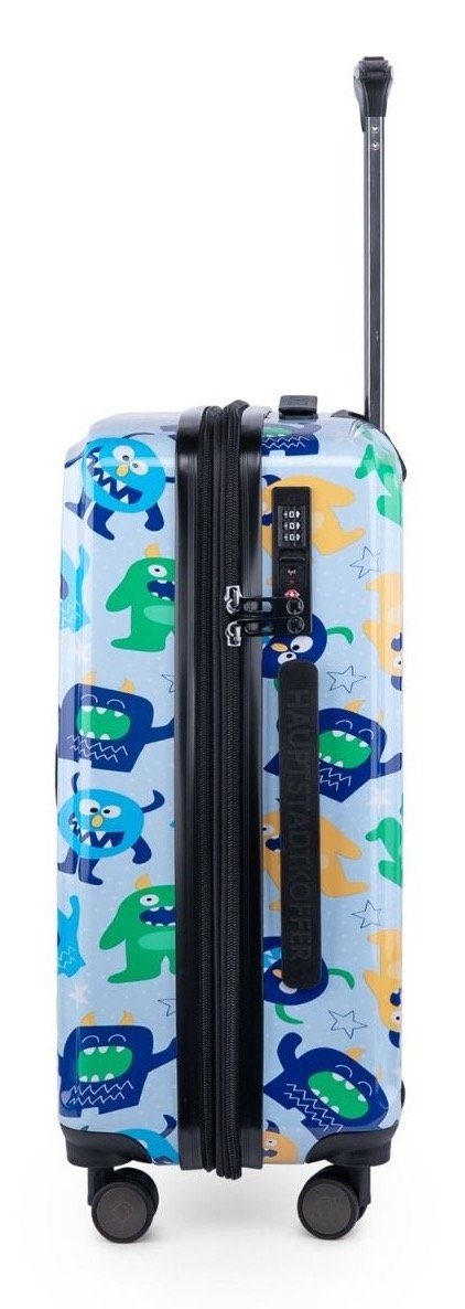 Hauptstadtkoffer Kinderkoffer Mitte, 4 Rollen, Kindertrolley Handgepäck-Koffer TSA-Schloss Volumenerweiterung