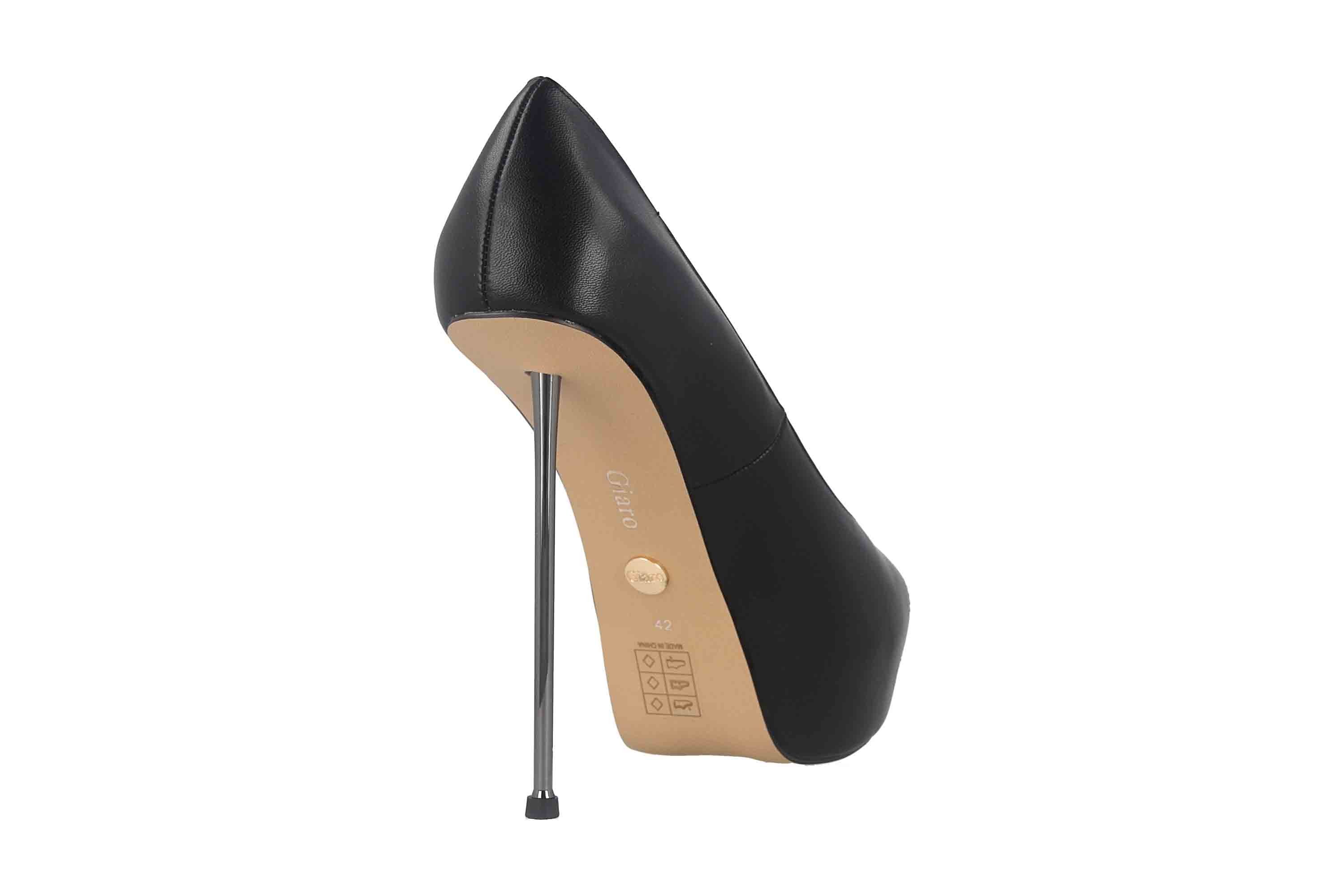 Giaro Beliza Black Matte High-Heel-Pumps