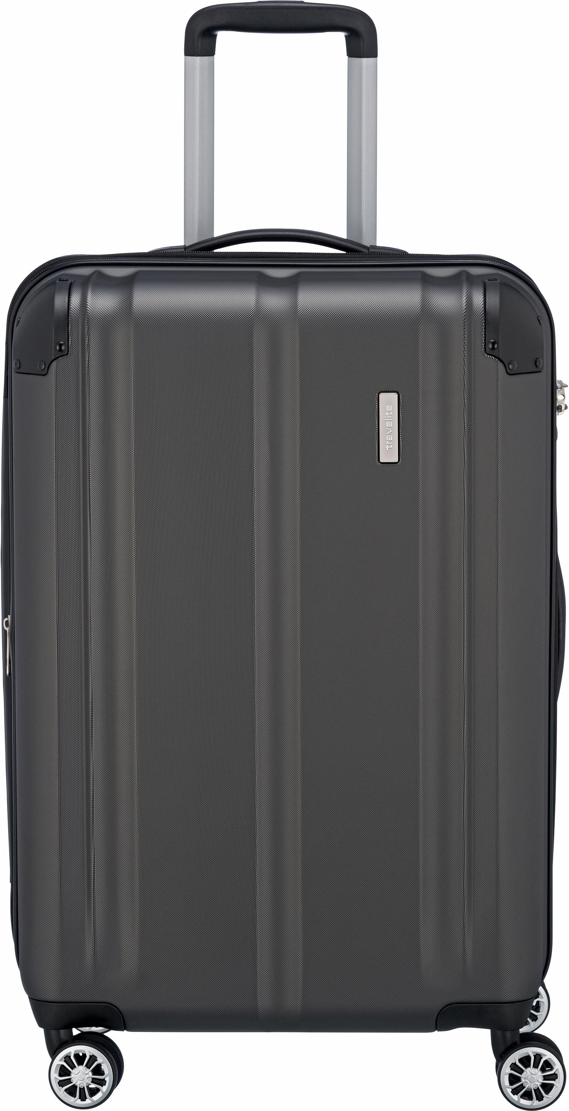 travelite Hartschalen-Trolley CITY, verschiedene Größen und Farben, 4 Rolle günstig online kaufen