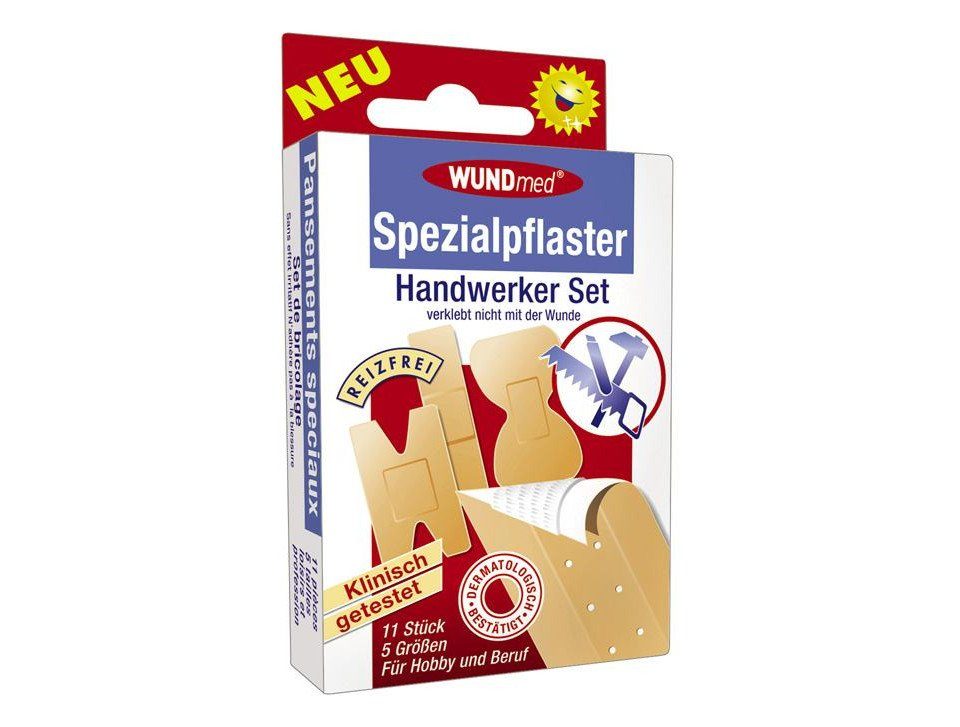 Wundmed Wundpflaster Wundmed Handwerker-Pflaster-Set 11-teilig