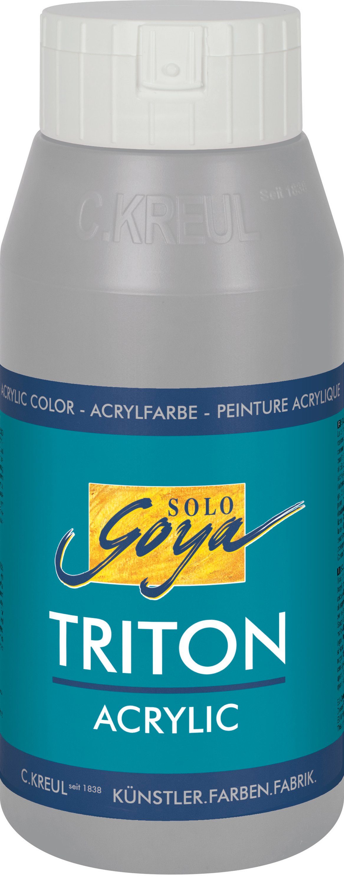 Kreul Acrylfarbe Solo Goya Triton Acrylic, 750 ml Neutralgrau