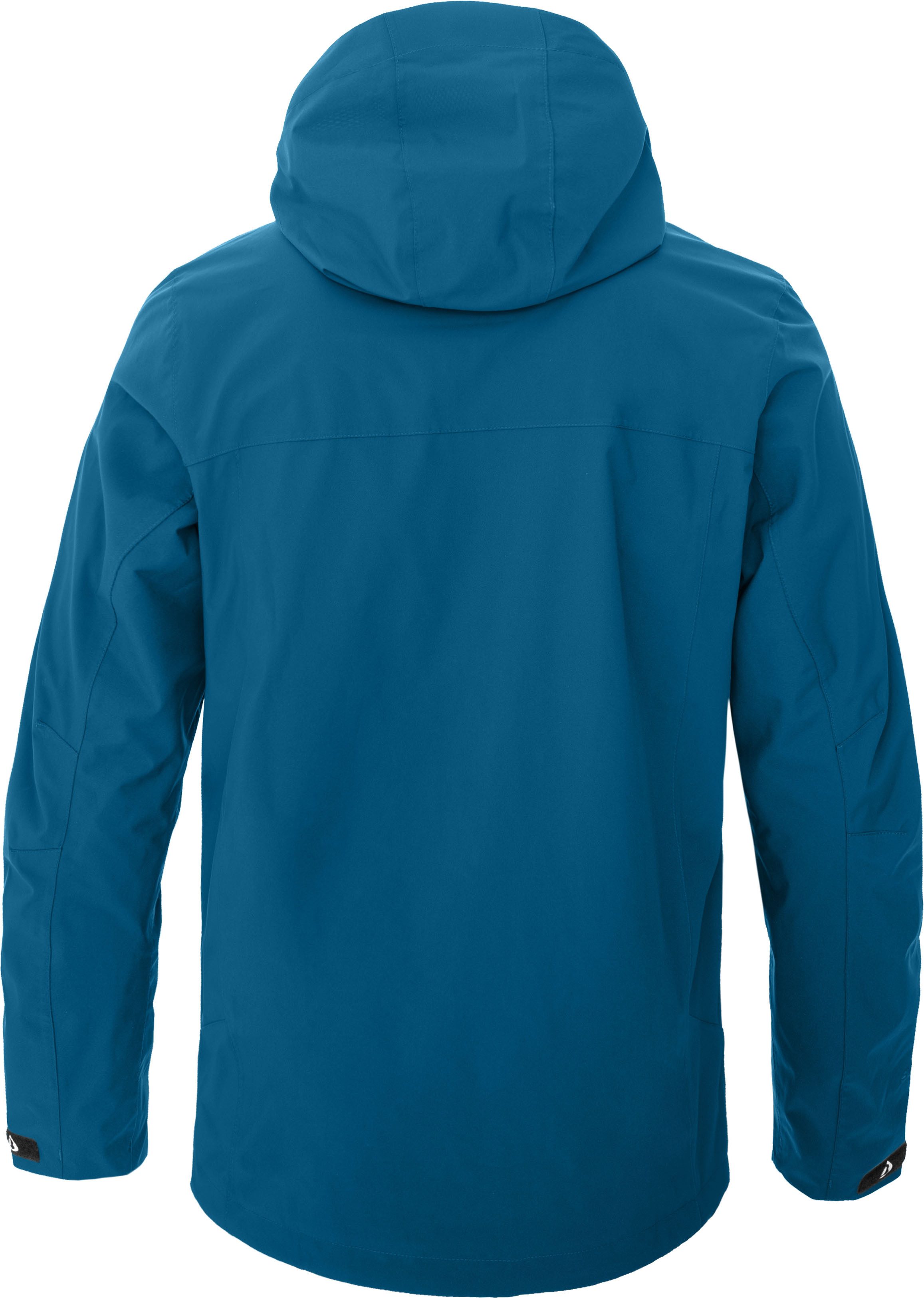 Bergson Regenjacke KAJAANI light Herren Regenjacke, gefüttert, wasserdicht, atmungsaktiv, Normalgrößen