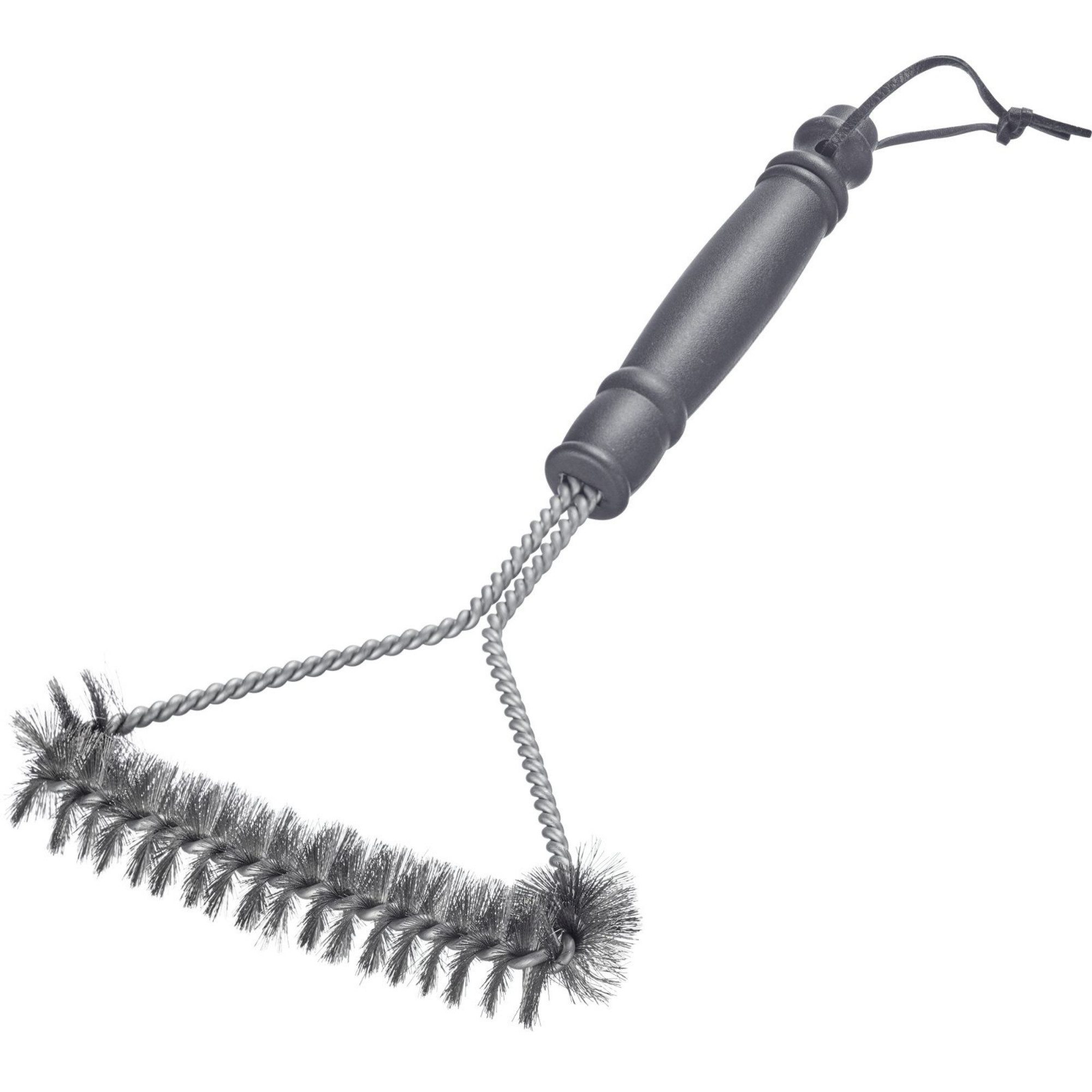 Thiru Grillbürste mit stabilen Edelststahlborsten, Ergonomischer Griff, inklusive Bändchen zum Aufhängen