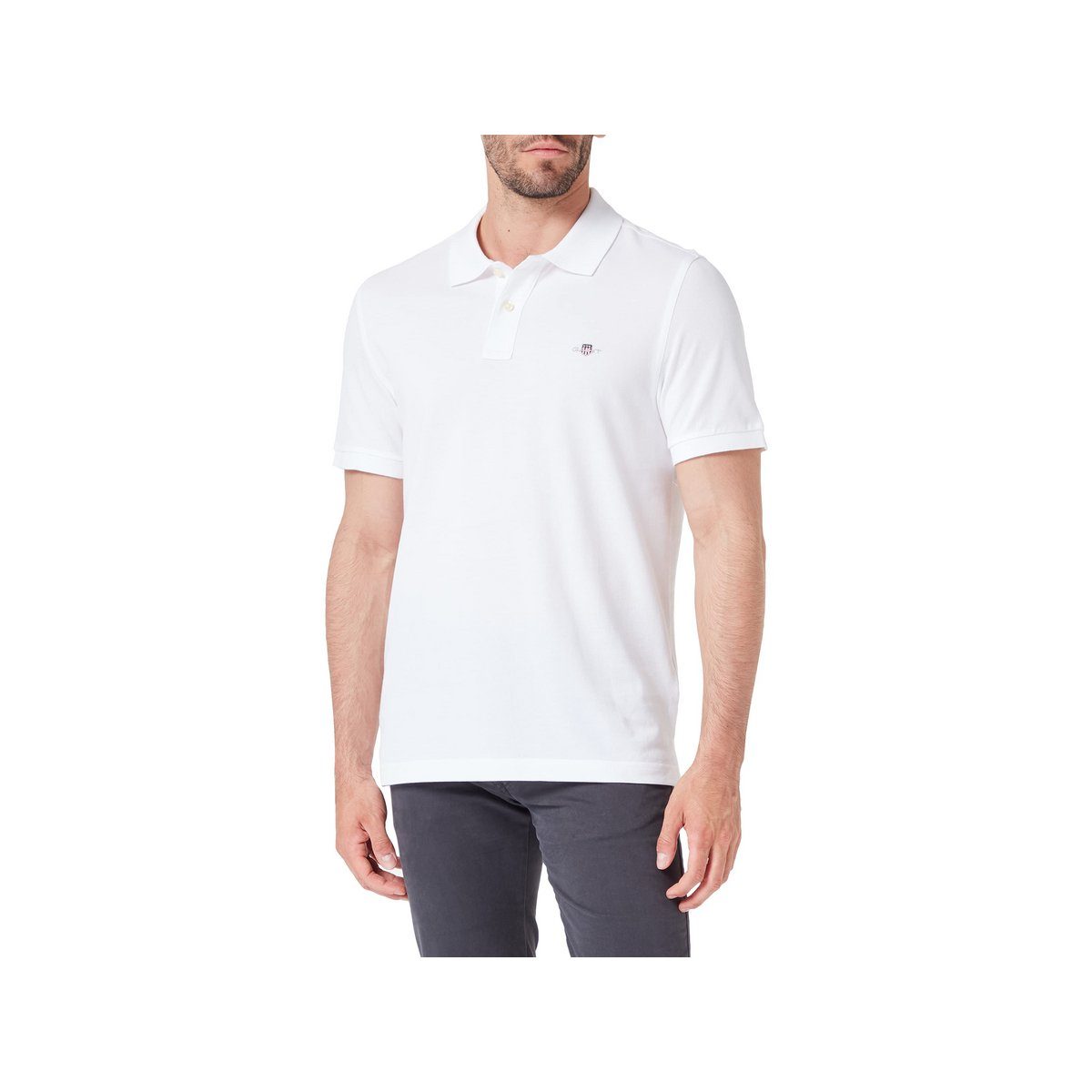 Gant Poloshirt 2062026 Herren Kontrast Pique Poloshirt aus Better Cotton günstig online kaufen