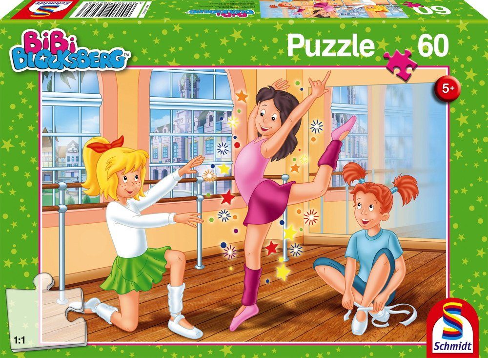 Schmidt Spiele Puzzle 60 Teile Kinder Puzzle Bibi Blocksberg In der Ballett günstig online kaufen