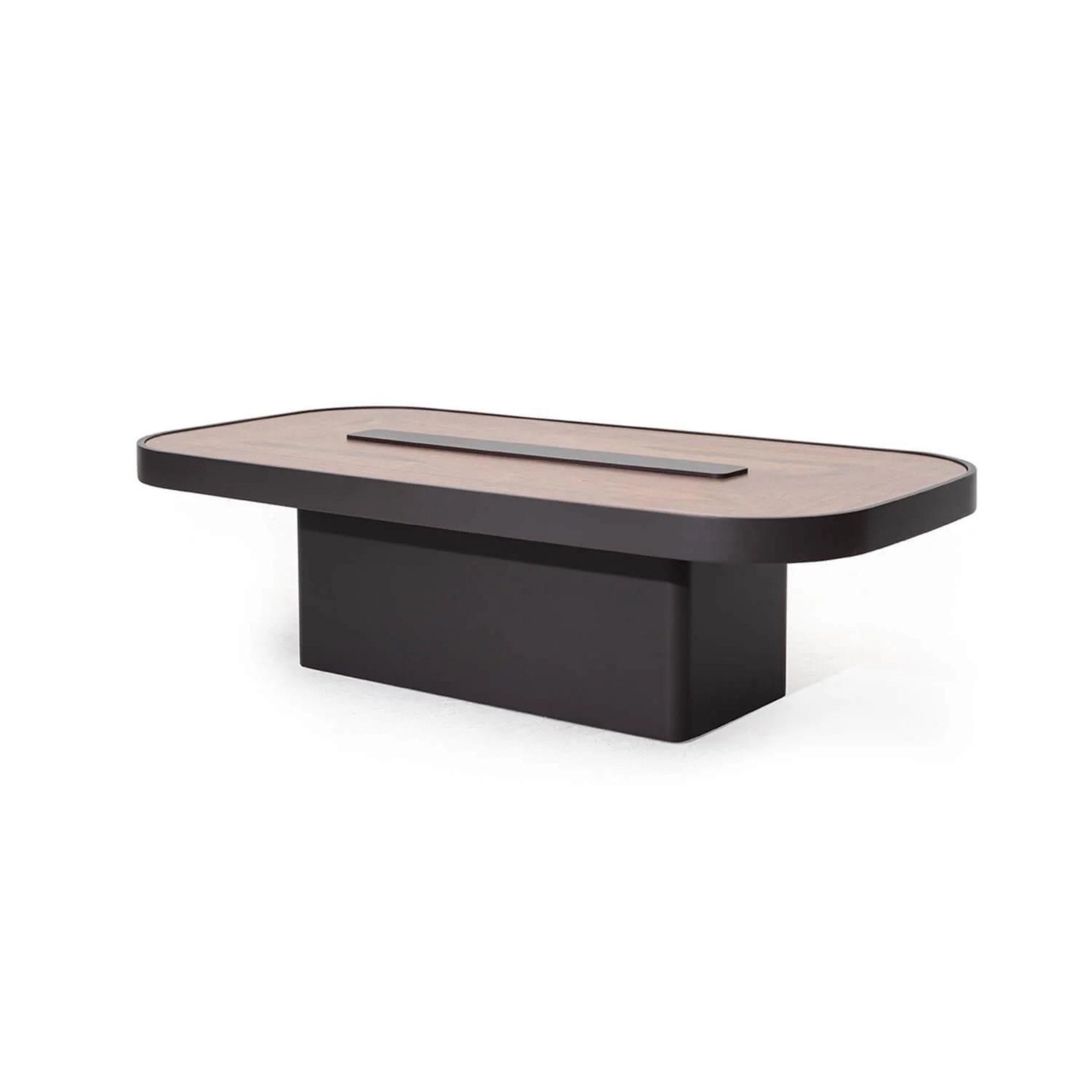 gowoll Couchtisch Rechtekig Wohnzimmertisch Platinum Braun, 135x70x37 cm deko möbel