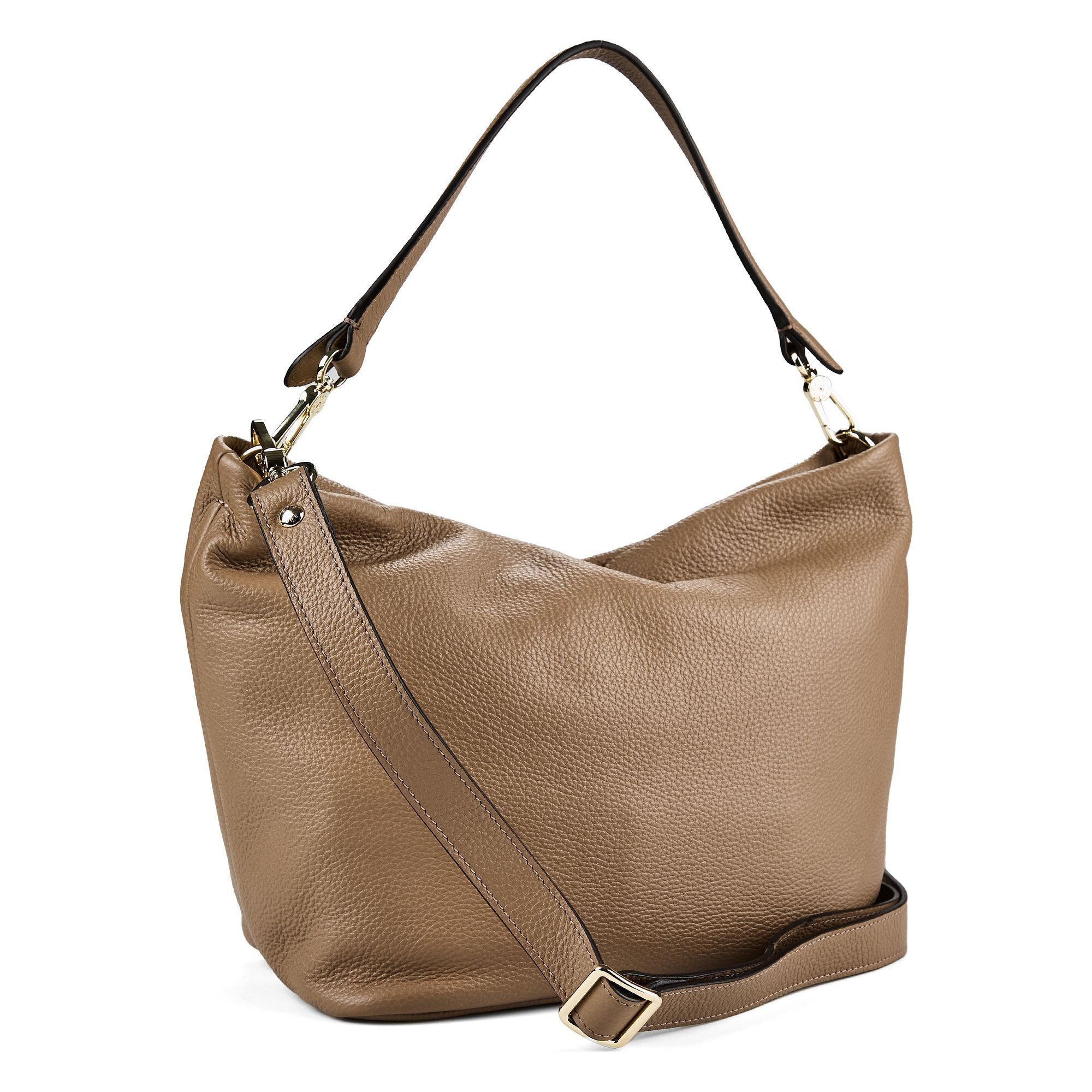 Abro Schultertasche Ebony, Leder