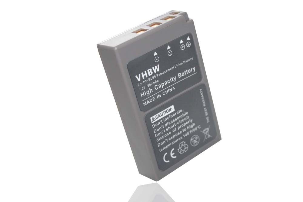 vhbw kompatibel mit Olympus Stylus 1s, 1 Kamera-Akku Li-Ion 900 mAh (7,2 V)