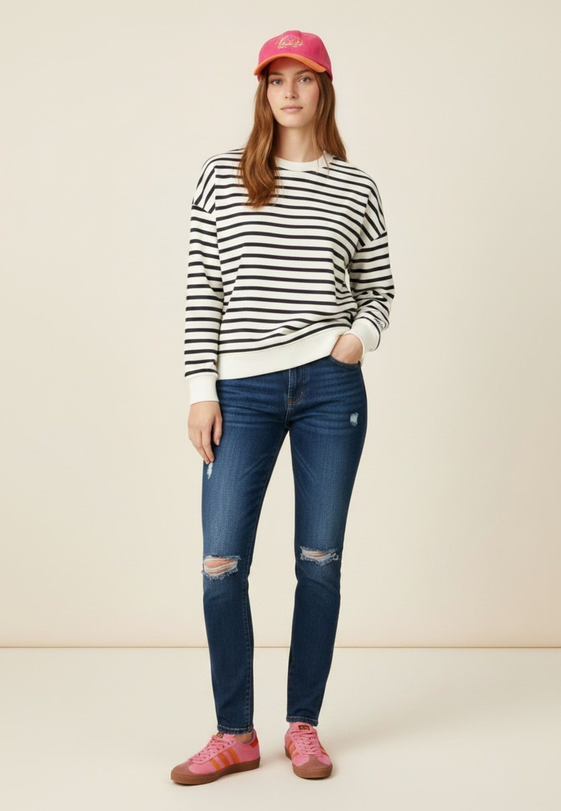 salzhaut Longpullover TAIER Damen Relaxed-Fit salzhaut – nordisch frisch, lässig und frech für jeden Tag!
