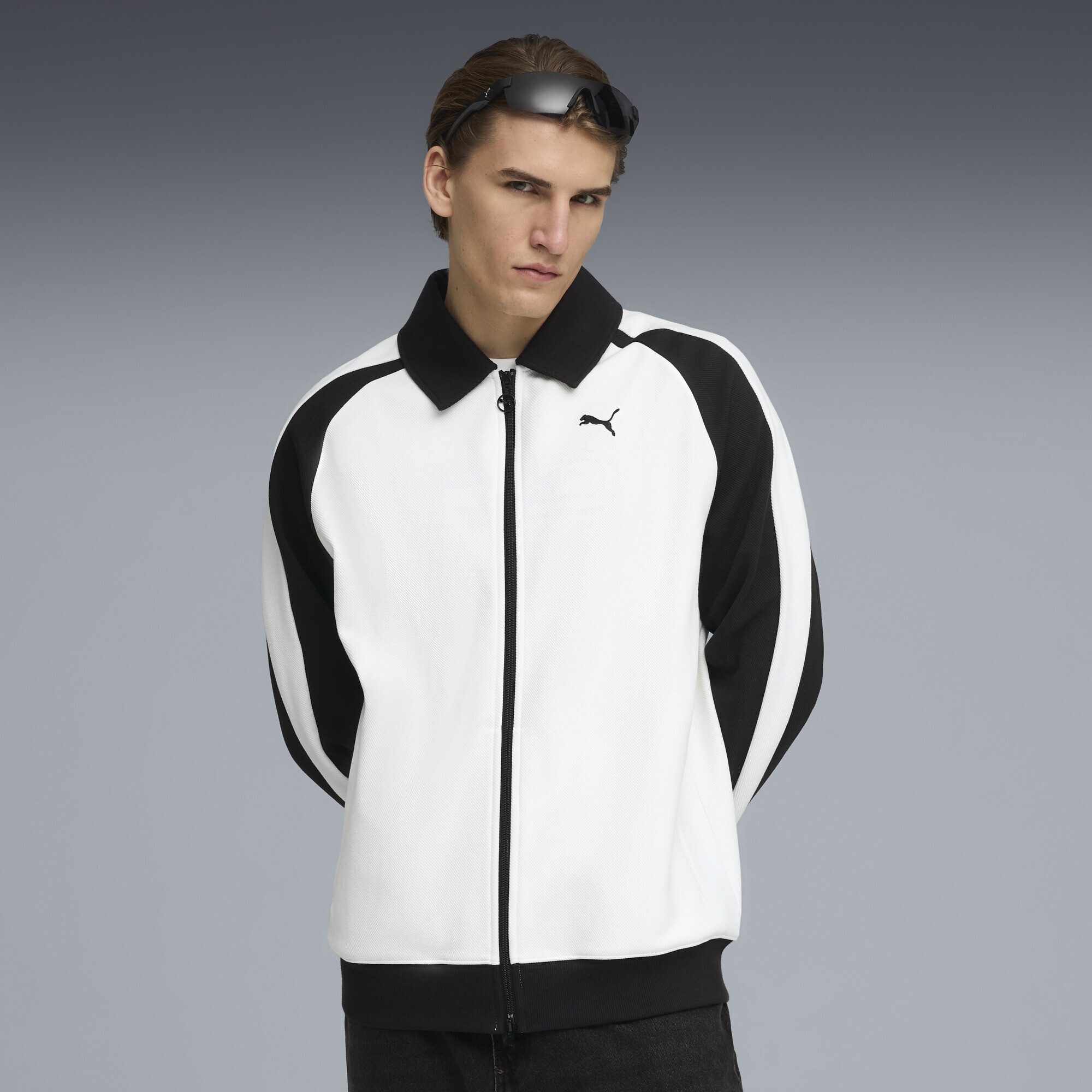 PUMA Sweatjacke "T7 Relaxed Wing Collar Trainingsjacke Erwachsene" günstig online kaufen