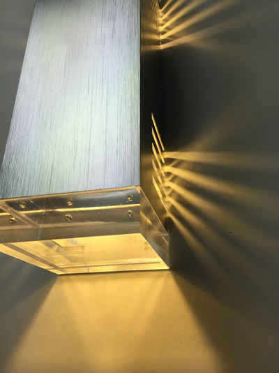 SpiceLED Lampenschirm ShineLED-Gläser-Update, 2x Acrylgläser, klar, passend zu allen 14 Watt SpiceLED-Wandleuchten