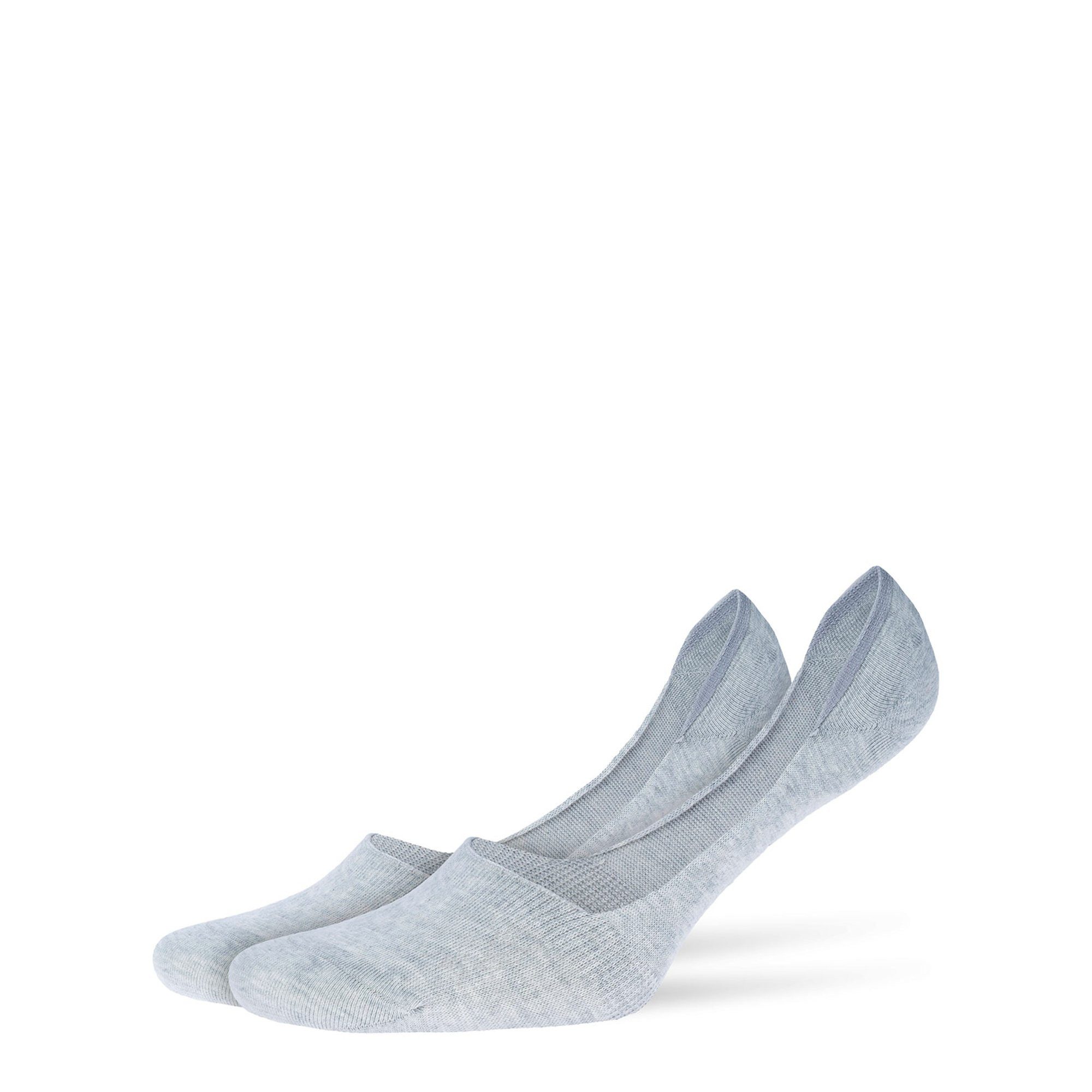 Füßlinge Damen Socken 2er Pack Baumwolle