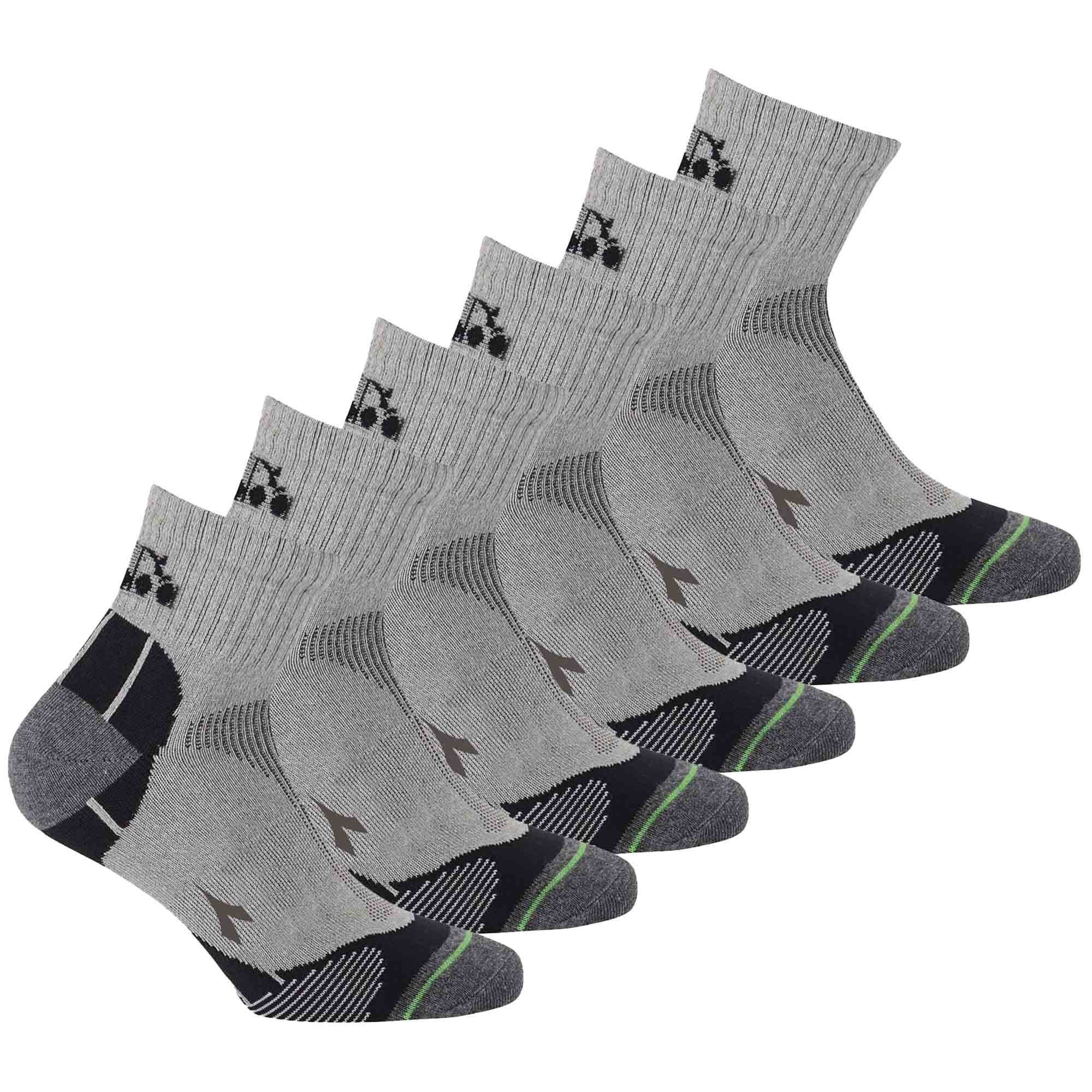 Diadora Sportsocken Unisex Socken 6er Pack Baumwolle (Packung, 6er Pack)