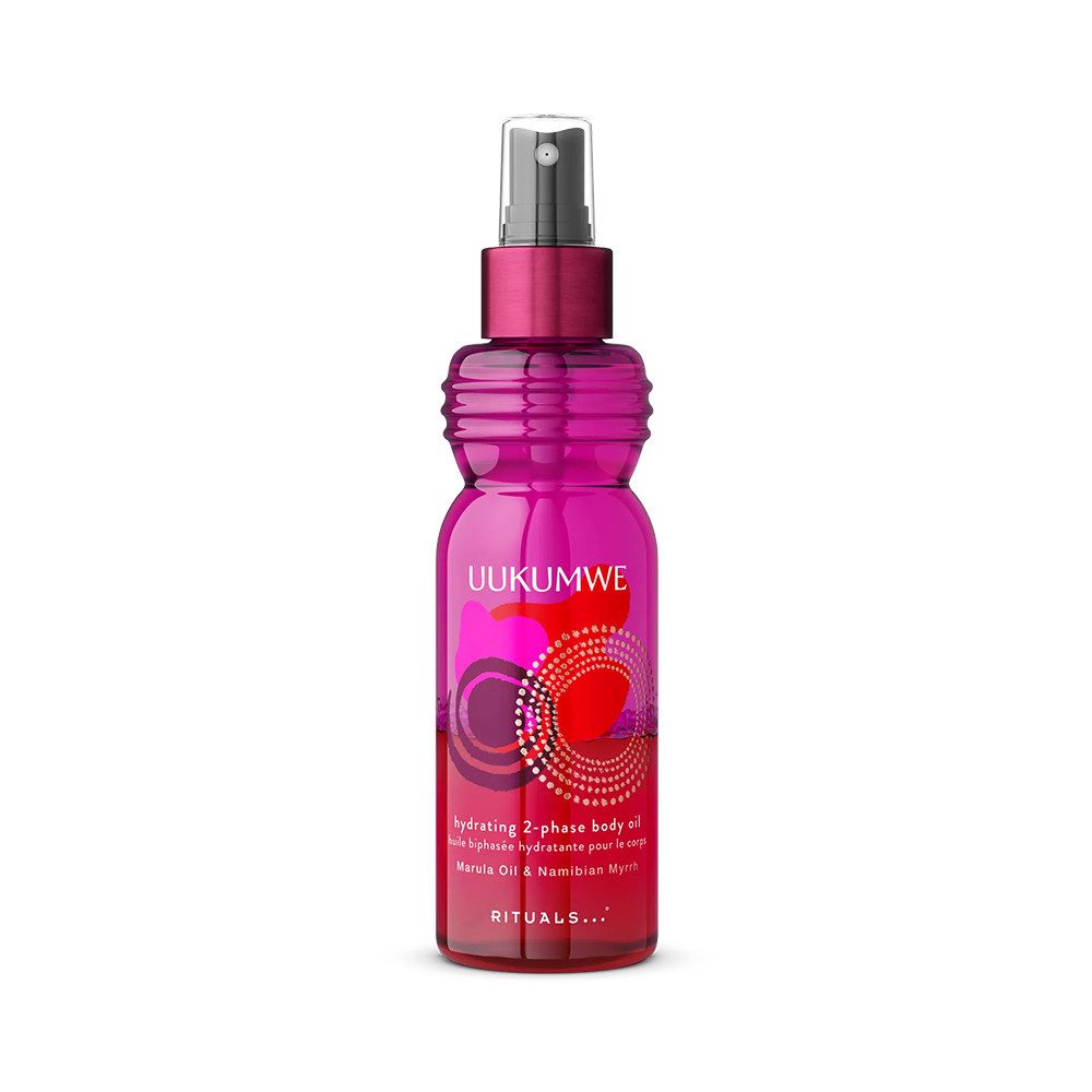 Rituals Körperöl Rituals Uukumwe Hydrating 2-Phasen-Körperöl 180 ml – Body Oil, 1-tlg., 2-Phasen-Öl Marula & Baobaböl Schnell einziehend 180 ml