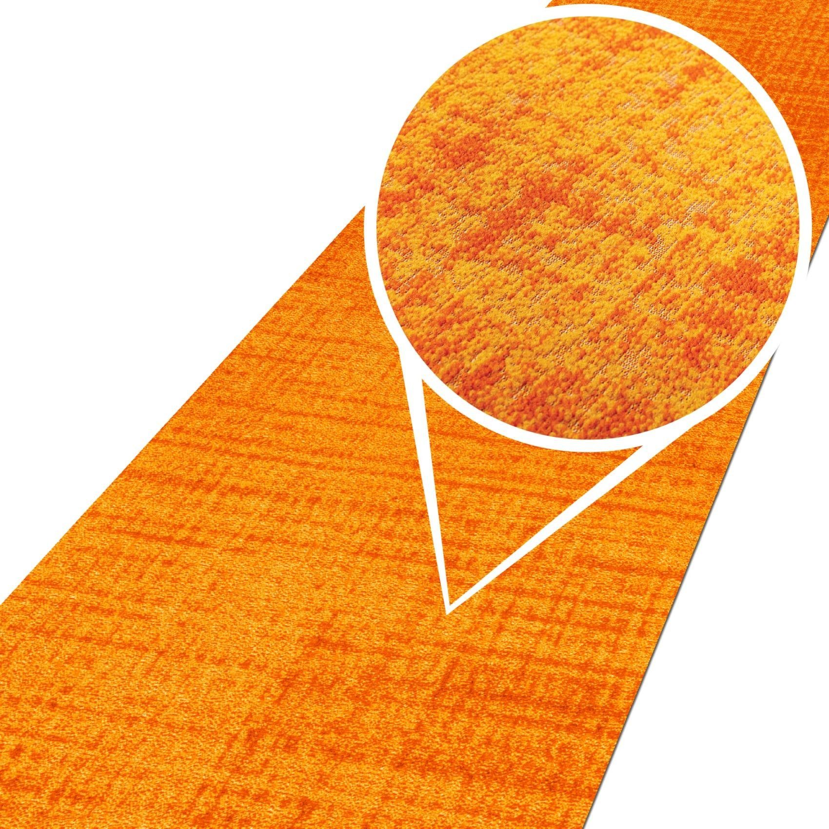 Küchenläufer Teppichläufer Küchenläufer Läufer Textil ANTON Premium Modern Robust, ANRO, Rechteckig, Höhe: 3 mm, Textil Gelb