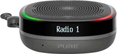 Pure StreamR Splash Bluetooth-Lautsprecher (Bluetooth, WLAN, DAB+ Radio, Alexa, App-Steuerung, Wasserfest)