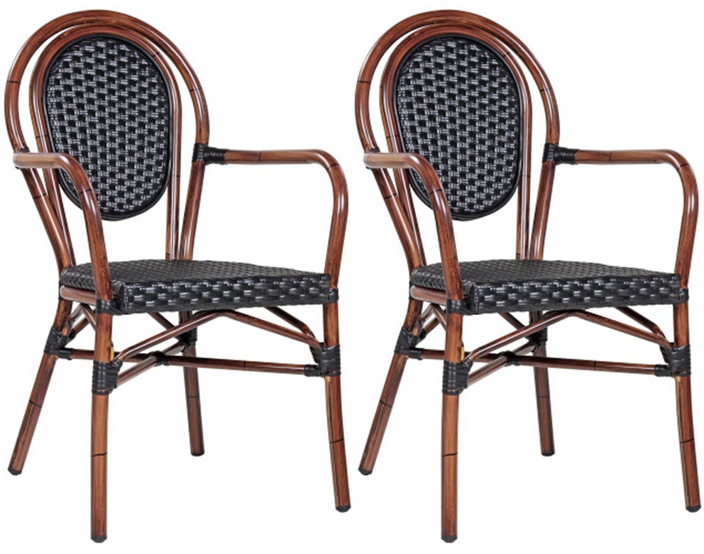 pemora Gartenstuhl Bistrostuhl Terrassenstuhl Outdoor-Stuhl 2-er günstig online kaufen