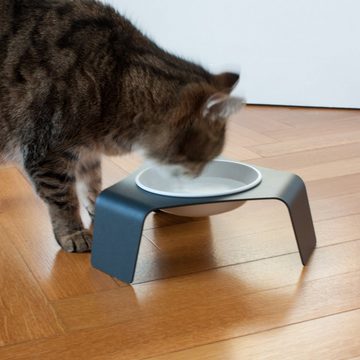 LucyBalu Futterstation DELI Katzen Futter- & Wassernapf, Melamin