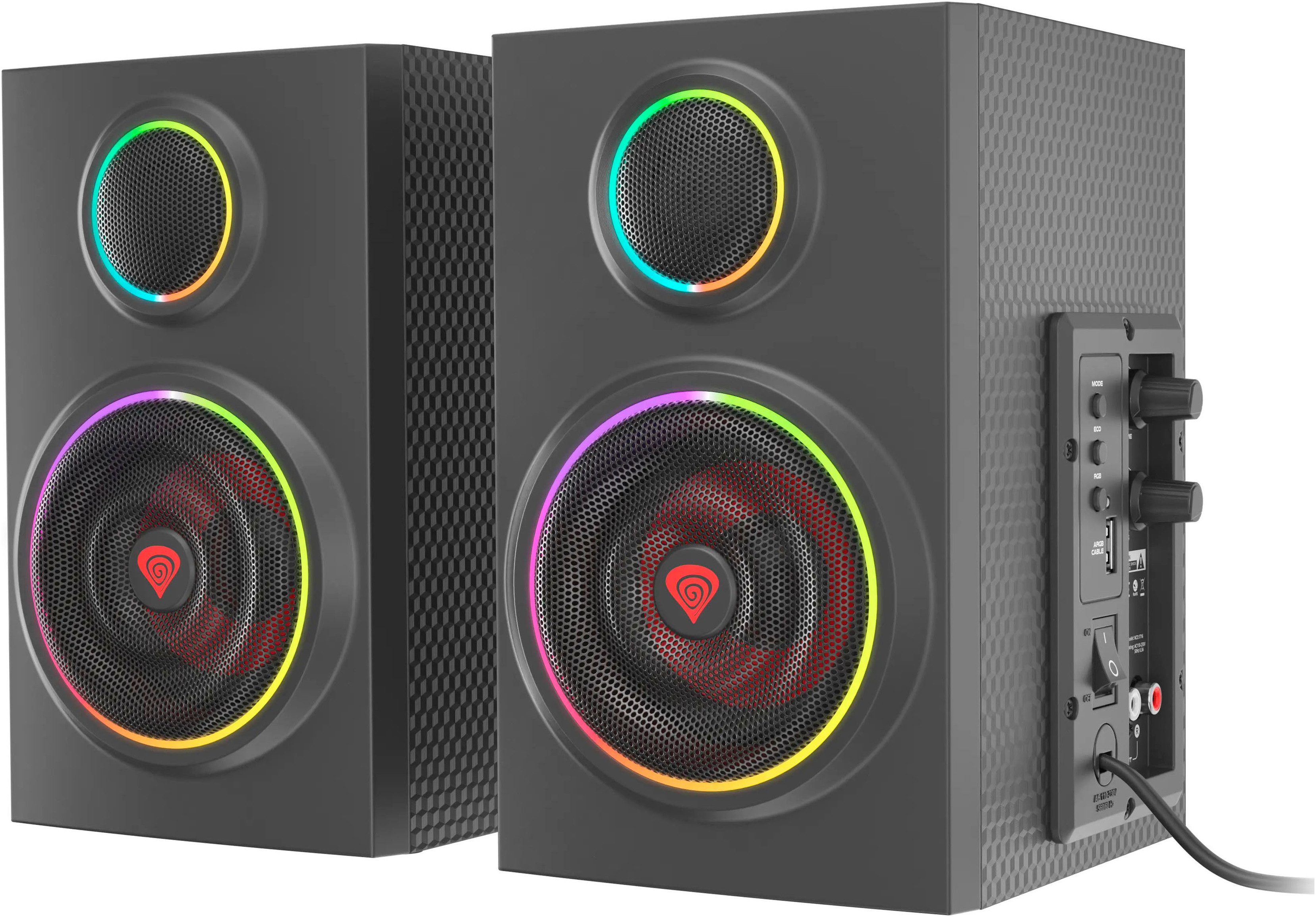 Genesis HELIUM 300BT ARGB 2.1 Soundsystem 2.0 (Bluetooth, 24 W)