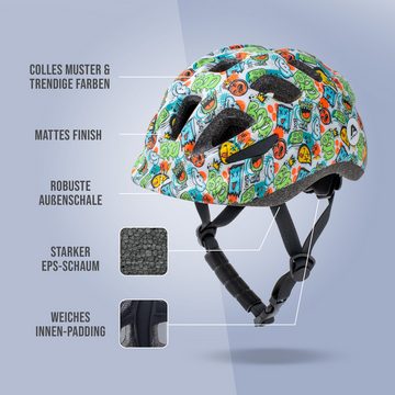 Apollo Kinderhelm Fahrradhelm, Kinder & Jugendliche, Multisport-Helm, verstellbar, ab 3 Jahren