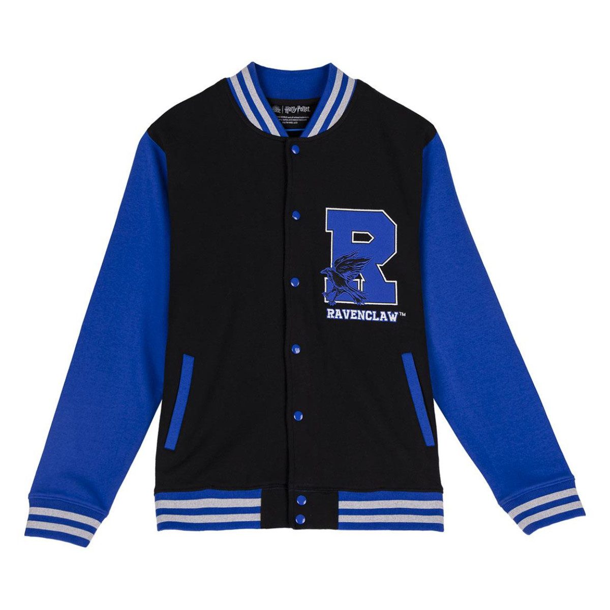 Harry Potter Sweatjacke Ravenclaw für Erwachsene Zip Hoodie Freizeit Jacke (1-tlg) Angenehmer Tragekomfort