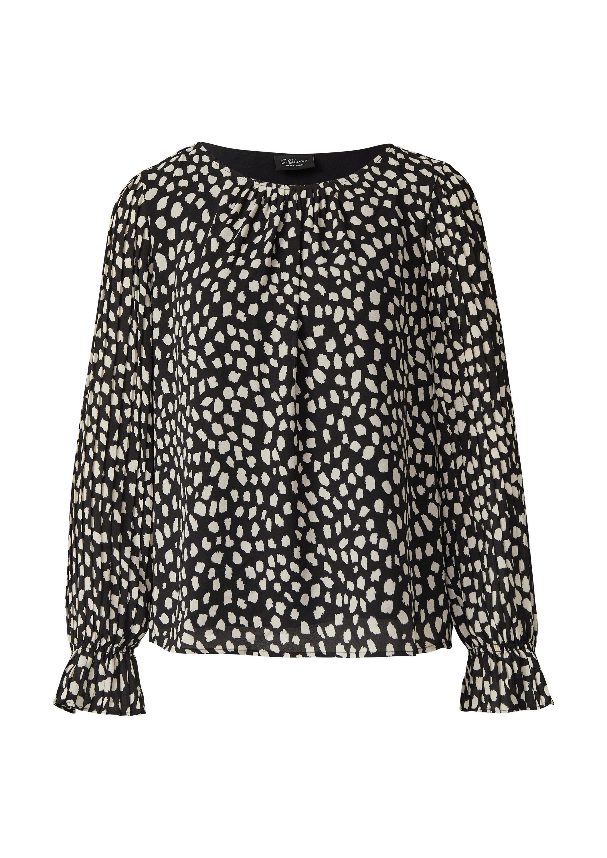 s.Oliver Langarmbluse Bluse Festliche Bluse: Regular günstig online kaufen
