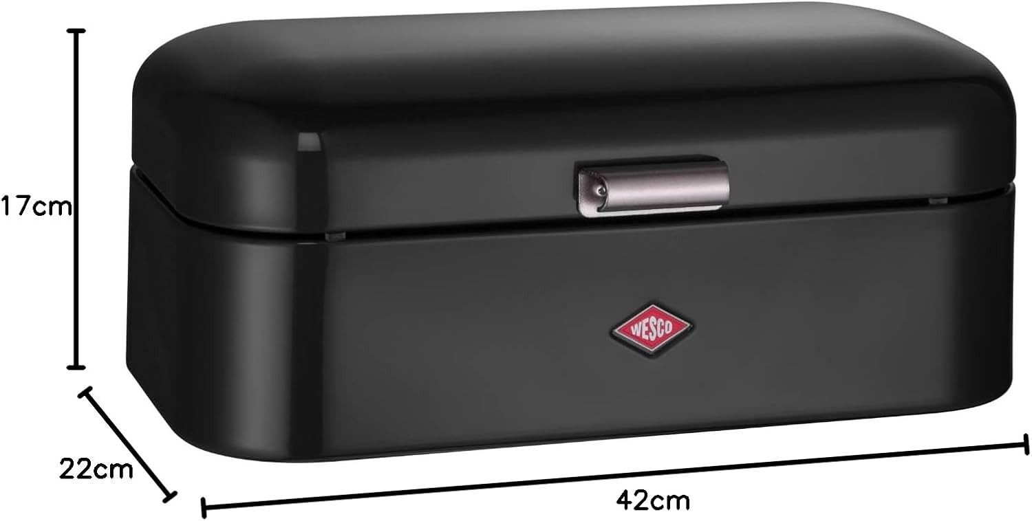 WESCO Brotkorb Wesco Brotbox Grandy Brotkasten 235201-73 Schwarz Matt