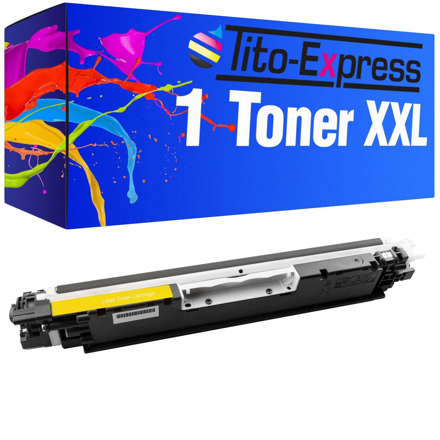 Tito-Express Tonerpatrone ersetzt HP CF 352 A CF352A HP 130A, (1x Yellow), für Color Laserjet Pro MFP M176n M177fw M170 Series