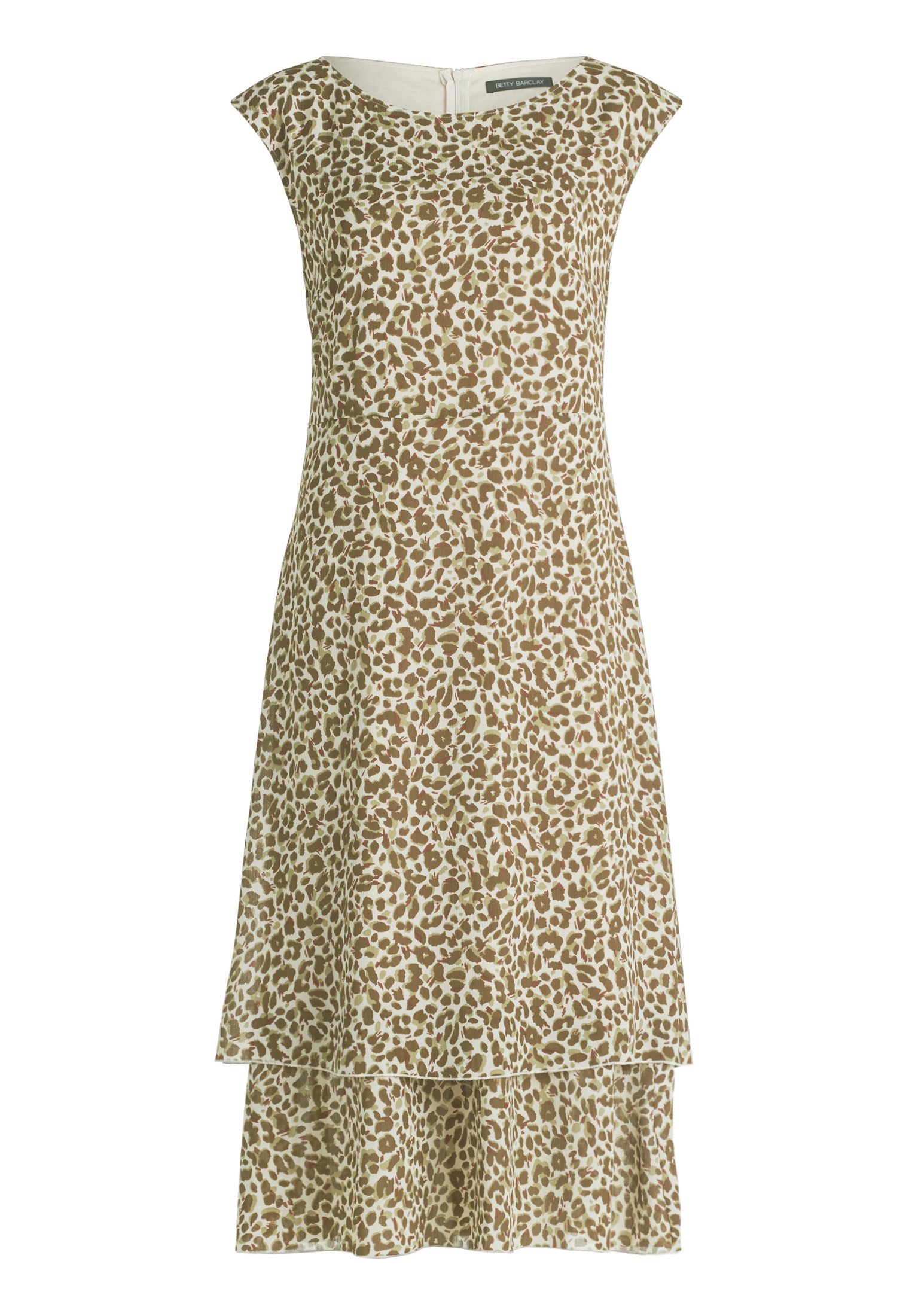 Chiffonkleid Damen mit Bindegürtel