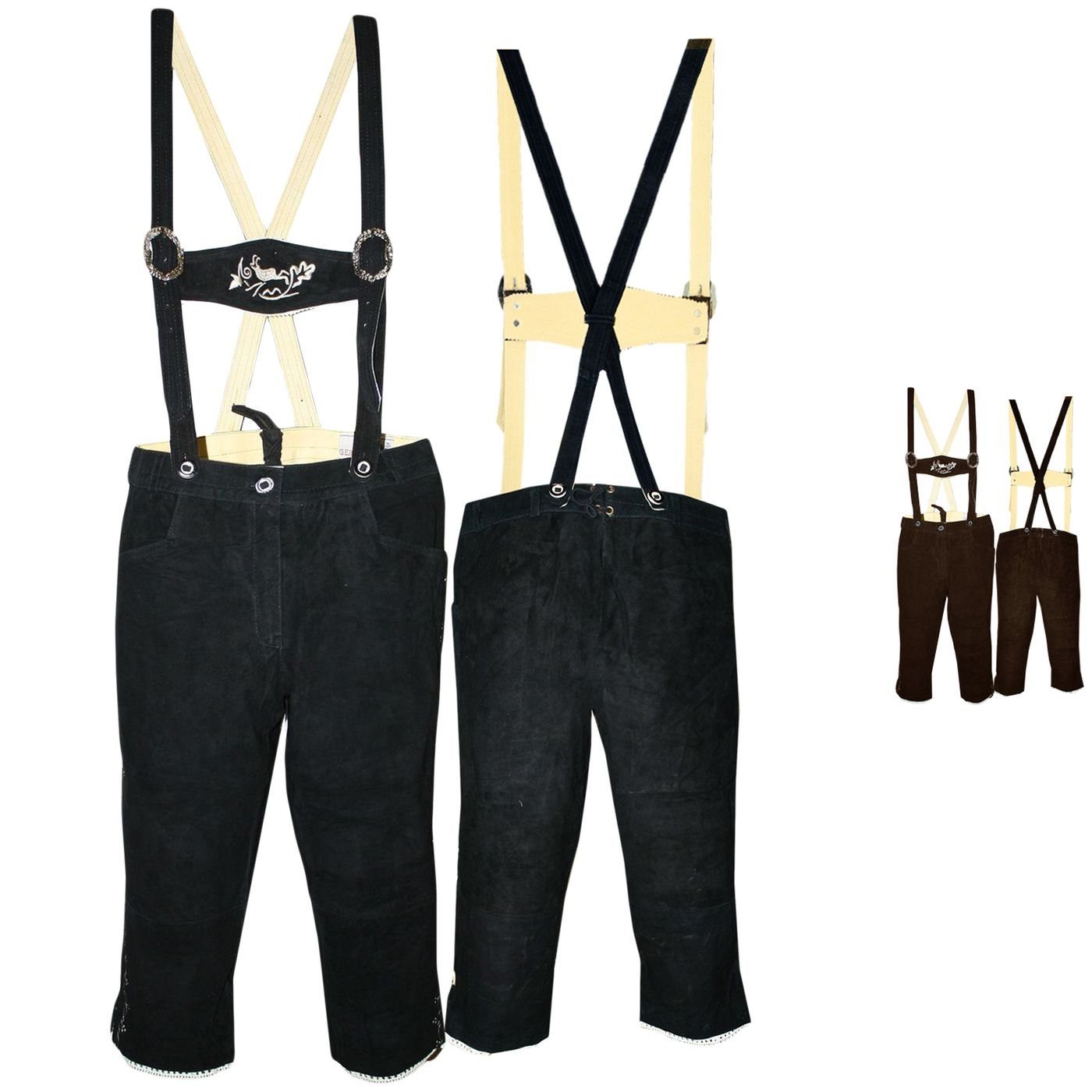 German Wear Trachtenlederhose GW1402 Damen Trachten günstig online kaufen